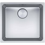 Franke - evier mythos inox myx110 - 45 - inox lisse - vidage : automatique