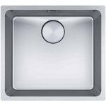 Franke - evier mythos inox myx110 - 45 - inox lisse - vidage : manuel