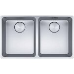 Franke - evier mythos inox myx120 - 34 - 34 - inox lisse - vidage : manuel