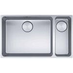 Franke - evier mythos inox myx160 - 50 - 16 - inox lisse - vidage : manuel