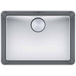 Franke - evier mythos inox myx210 - 55 - inox lisse - vidage : manuel