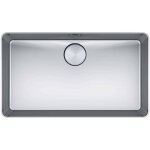 Franke - evier mythos inox myx210 - 70 - inox lisse - vidage : manuel