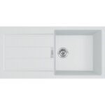 Franke - evier sirius 2 tectonite s2d611 - 100 - blanc artic (mouchet)