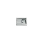 Evier inox � poser, 80x60 cm, 1 cuve, 1 �gouttoir