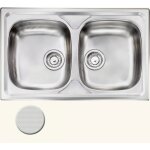 �vier inox nid d'abeille scaldis 2 bacs