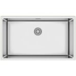 Cuisissimo - evier inox sous - plan max 1 grand bac 750x441