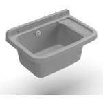 �vier mural en r�sine, 50 cm, gris mongardi