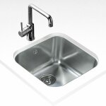 Evier sous plan 1 cuve 40x40cm teka - 10125005