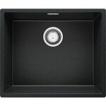 Primagran - evier sous plan 56x47cm, evier en granit 1 bac + kit de vidage, Évier au meuble 60cm - london, ... Primagran - evier sous plan 56x47cm, evier en granit 1 bac + kit de vidage, Évier au meuble 60cm - london, ...