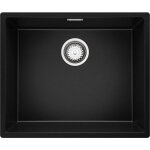 Primagran - evier sous plan 56x47cm, evier en granit 1 bac + kit de vidage, Évier au meuble 60cm - london, ... Primagran - evier sous plan 56x47cm, evier en granit 1 bac + kit de vidage, Évier au meuble 60cm - london, ...