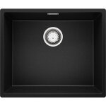 Primagran - evier sous plan 56x47cm, evier en granit 1 bac + kit de vidage, vier au meuble 60cm - london, ...