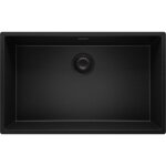 Primagran - evier sous plan 76x47cm, evier en granit 1 bac + kit de vidage, �vier au meuble 80cm - london, ...