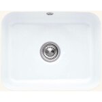 Villeroy&boch - evier sous - plan cramique blanc cisterna 1 bac 550x440