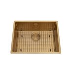 Evier sous plan ev520018m luisinox, pvd or