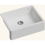 vier timbre d'office sous - plan kmbad swan granit blanc 1 bac
