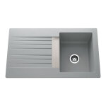 Schock - evier trevise - gamme naturalite - décor : gris béton Schock - evier trevise - gamme naturalite - décor : gris béton