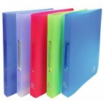 Exacompta - classeur 2 anneaux polypropylne souple chromaline a4 - dos 3 cm couleurs assorties - lot ...