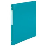 Exacompta - classeur 4 anneaux plastifi� budget a4 - dos 2 cm - vert d'eau - lot de 20