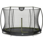 Exit toys - trampoline enterr� silhouette � 3, 05 m avec filet de s�curit� noir