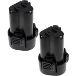 2x batteries compatible avec makita wt01z outil lectrique (2500 mah, li - ion, 10, 8 v) - extensilo