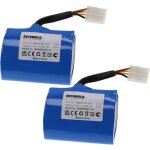 Extensilo - 2x batteries compatible avec neato xv - 15, xv - 21, xv - 14 aspirateur (4400mah, 7, 4v, ...