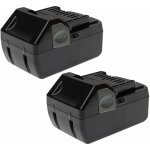 Extensilo - 2x batteries remplacement pour hitachi / hikoki bsl 1840 pour outil lectrique, aspirateur ...
