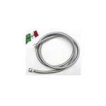 Extension tube laveuse � chargement lave - vaisselle 150 cm 3 / 4 mf tress� inoxydable fabriqu� en italie. ...