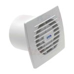 Extracteur d'air mural - 100 mm - 19w - blanc - silencieux - kanlux cyklon