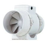 Extracteur de conduit in line xs aldes - �150 mm - 520m3 / h - blanc