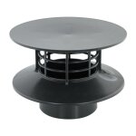 Extracteur statique 100 ardoise - fitt - ardoise - pvc