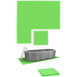 1, 9m tapis de sol piscine - 4 grandes dalles - 50x50 dalle mousse exterieur