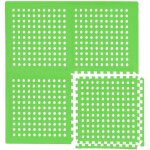 1m tapis de sol piscine - 4 grandes dalles - 50x50 dalle mousse exterieur