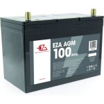 Eza - batterie auxiliaire agm 100ah etanche et sans entretien camping - car