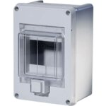 F - tronic - armoire de distribution montage apparent (en saillie) kv04wdke 7240050 nombre de divisions ...