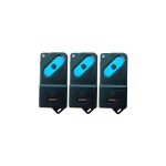 Tm1 433 ds - lot de 3 tlcommandes pour portails et porte de garage  1 bouton - 433, 92 mhz - code ...