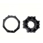 Adaptateur de tube octogonal 60 tm45 pour automatisation faac a450505s 132250