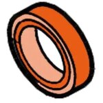 Faac - joint de flasque avant 63000655 pour motorisation