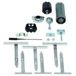 Kit accessoires volets roulants contient supports, adaptateurs et agrafes faac