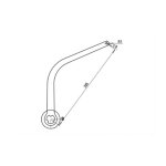 Faac - paire de bras n1d marron nd2 1057273