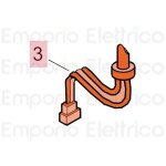 Faac pi�ce d�tach�e c�ble �lectrique mt. 1, 8 sans motoprotettor 7514075