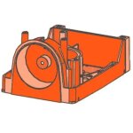 Faac pi�ce d�tach�e corps 391 / compas 115006