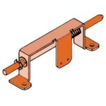 Faac pi�ce d�tach�e groupe d�verrouillage c720 / c721 63001305