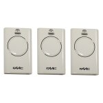 Faac - xt2 433 slh blanche - lot de 3 télécommandes à 2 canaux - codage rolling code slh sécurisé - compatible ... Faac - xt2 433 slh blanche - lot de 3 télécommandes à 2 canaux - codage rolling code slh sécurisé - compatible ...