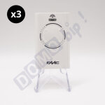 Xt4 868 mhz blanche (réf. 787010) - lot de 3 télécommandes 4 boutons pour portails et porte de garage ... Xt4 868 mhz blanche (réf. 787010) - lot de 3 télécommandes 4 boutons pour portails et porte de garage ...
