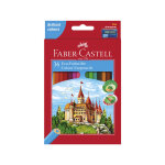Faber castell - crayons de couleur fc - 120136 coffret hexagonal en carton avec 36 pi�ces ch�teau faber ...