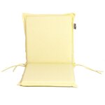 Fabotex - oreiller pour chaises fauteuils avec un dossier � faible zippo beige - beige