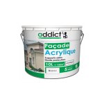 Peinture faade acrylique blanche 10l.