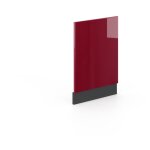 Faade fame - line, rouge bordeaux haute brillance, 45 cm sans plan de travail vicco