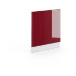 Faade fame - line, rouge bordeaux haute brillance, 60 cm sans plan de travail vicco
