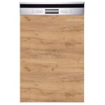 Fa�ade pour lave - vaisselle semi int�grable bellissi chene l 45 cm - d�cor ch�ne brut